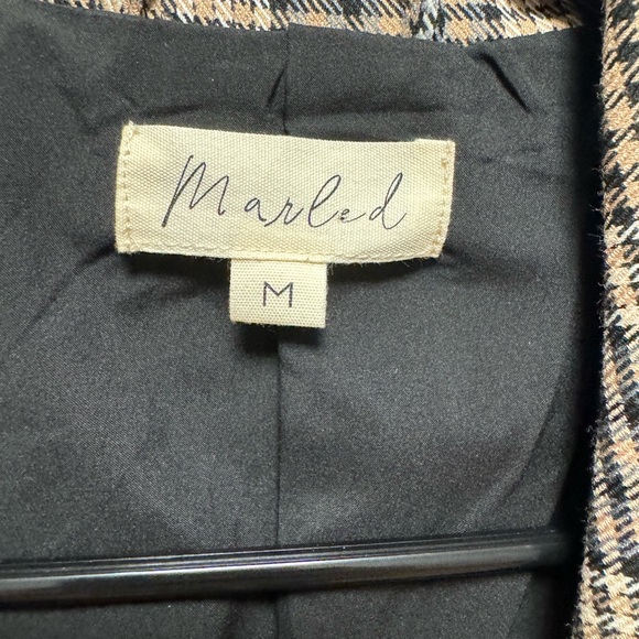 Marled size Medium houndstooth blazer - Picture 2 of 5